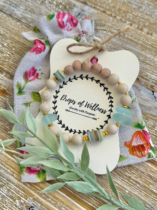 Drops of Wellness Goods - Beaded Bracelets, Stackable Bracelet, The Saylor