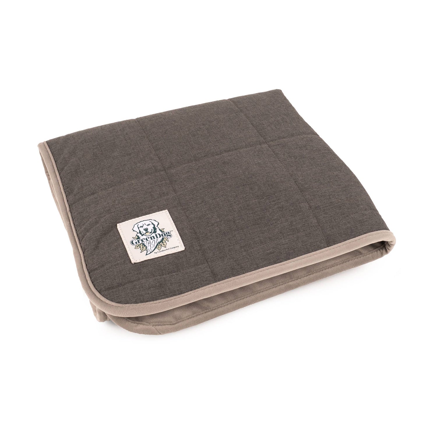 Carolina Pet Company - Green Dog Crate Blanket - Luxe Natural
