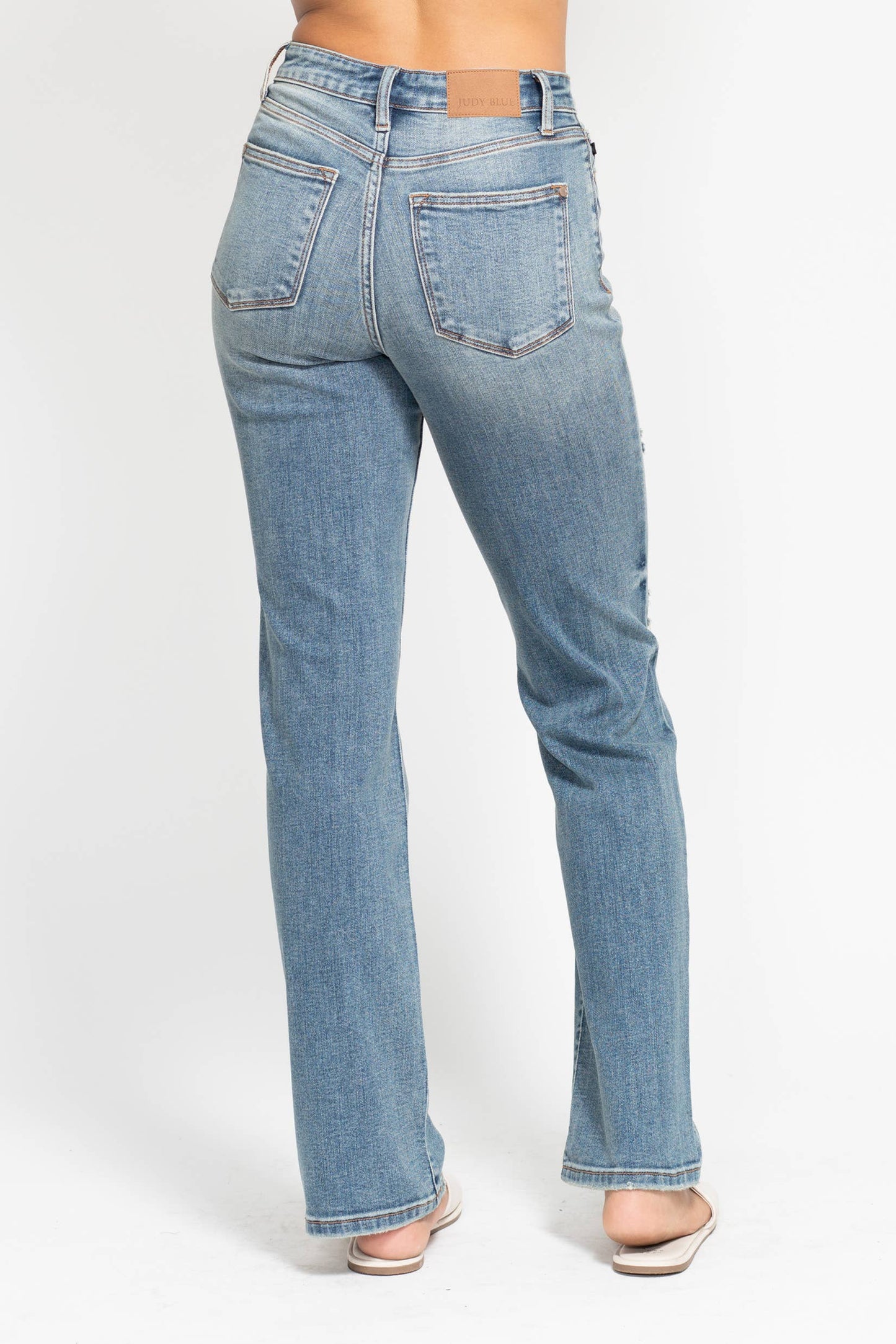 Judy Blue Jeans - High Waisted Dad Straight Jean