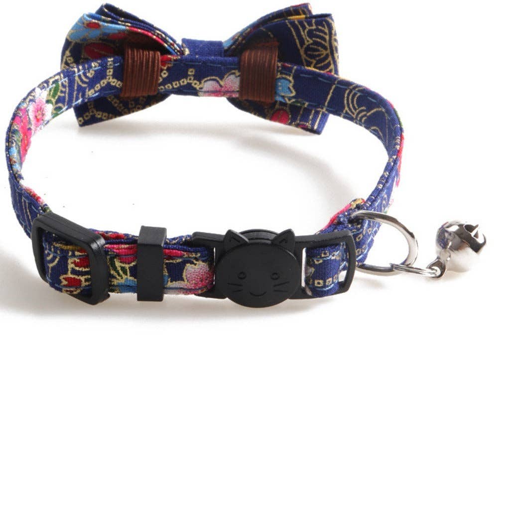 Cheerhunting - Mokka - Japanese-Style Bow Tie Breakaway Cat Collar