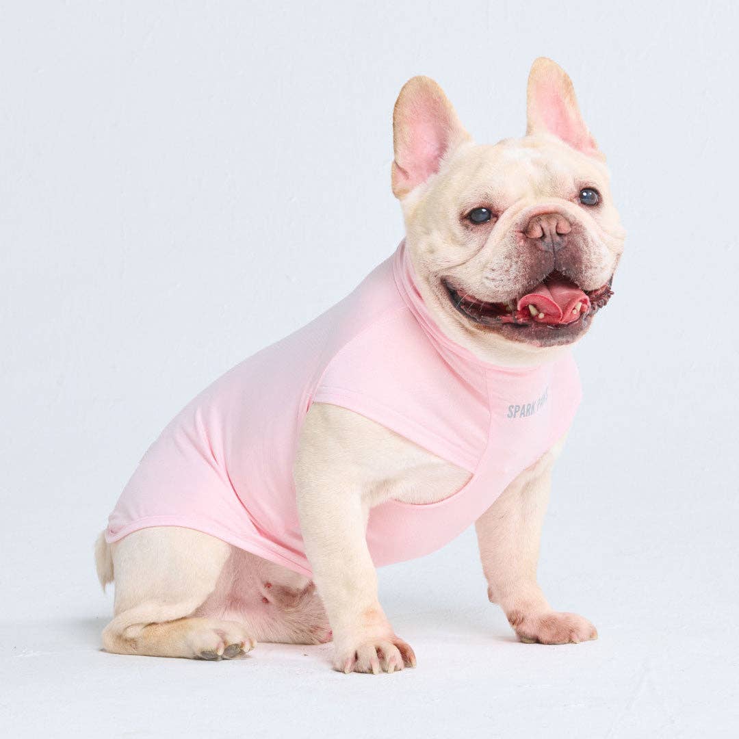 Spark Paws - Sunblock Dog T-Shirt - Light Pink