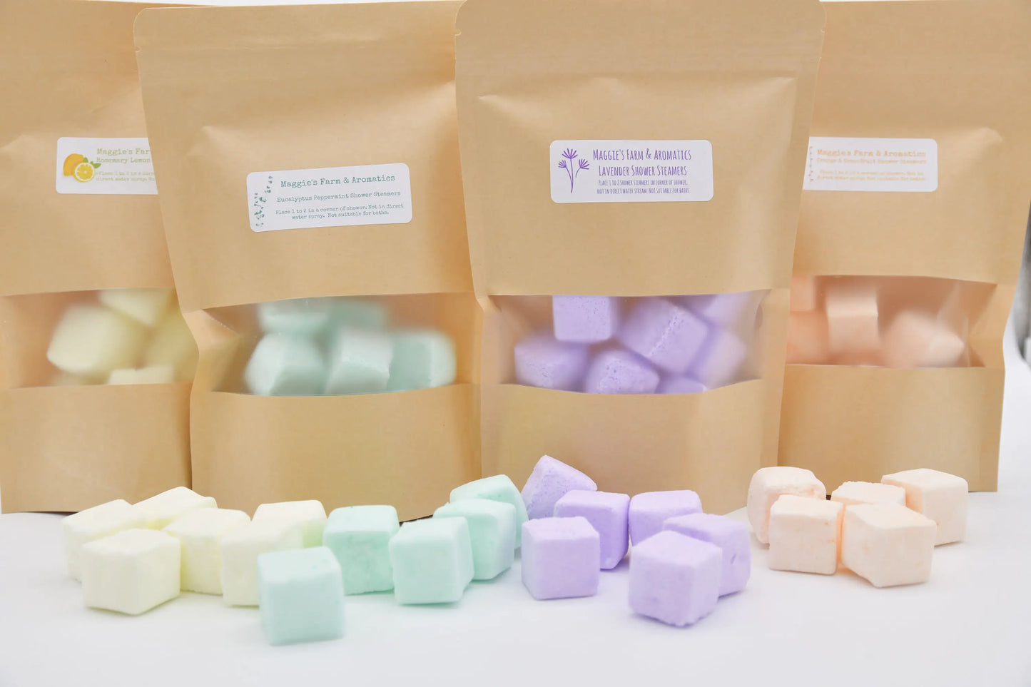 Maggie's Farm & Aromatics - Shower Steamers/ Natural Shower Steamers/ Shower Bombs