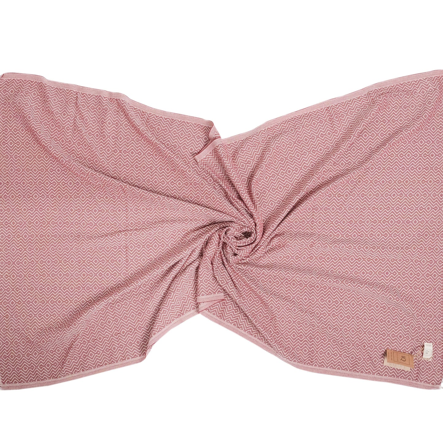 cotonIQ - Hammam towel | sauna towel | beach towel |Peru|bordeaux|180x100cm