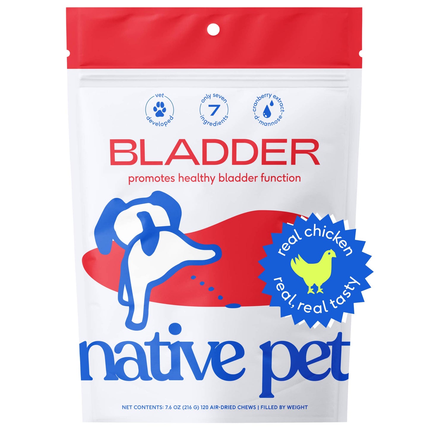 Native Pet - Cranberry Bladder Chews, Kidney & Urinary Supplement for Dog