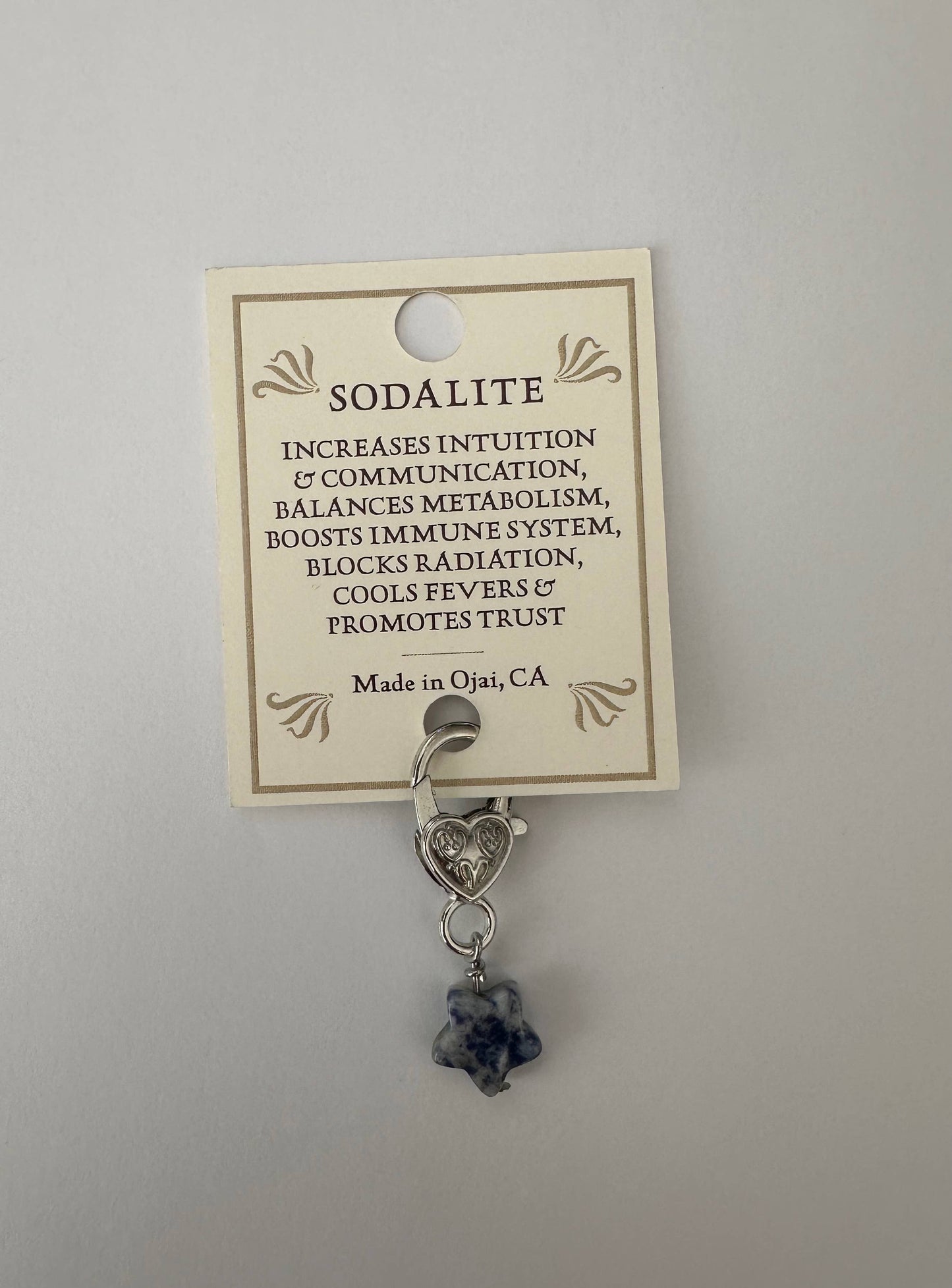 Crystal Pet Love - Sodalite Star Pendant