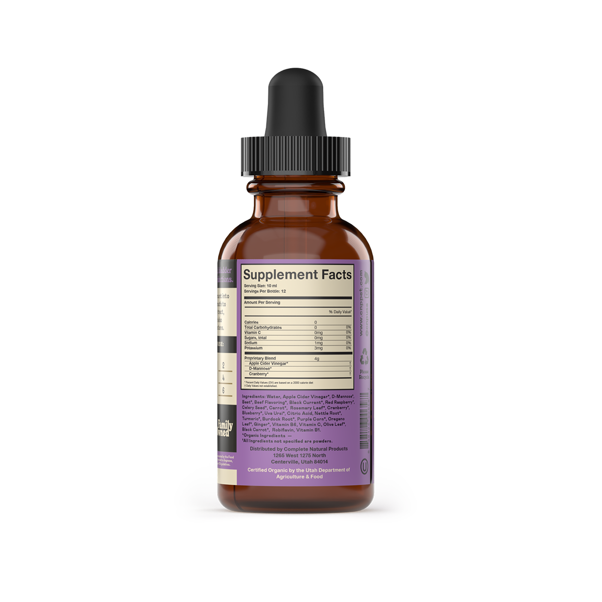 Complete Natural Products - Urinary Tract Cleanse for Dogs, Cats, & Pets