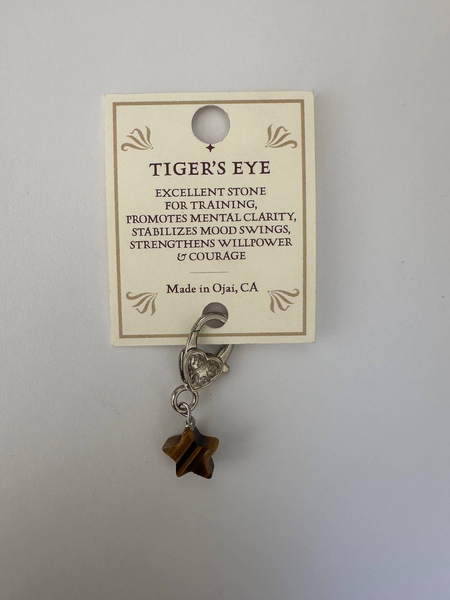 Crystal Pet Love - Tiger's Eye Star Pendant