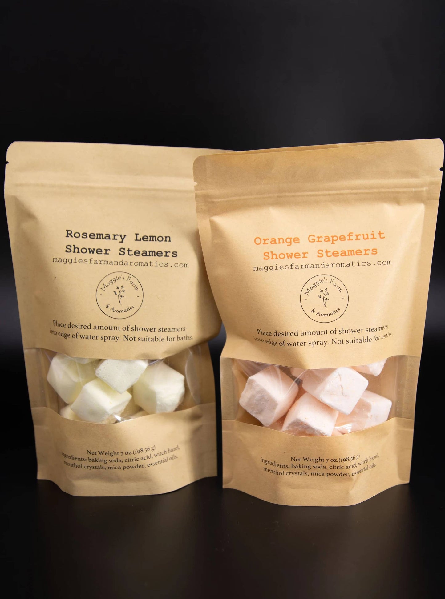 Maggie's Farm & Aromatics - Shower Steamers/ Natural Shower Steamers/ Shower Bombs