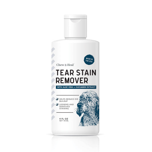 Chew + Heal - Tear Stain Remover for Dogs & Cats| Chew + Heal