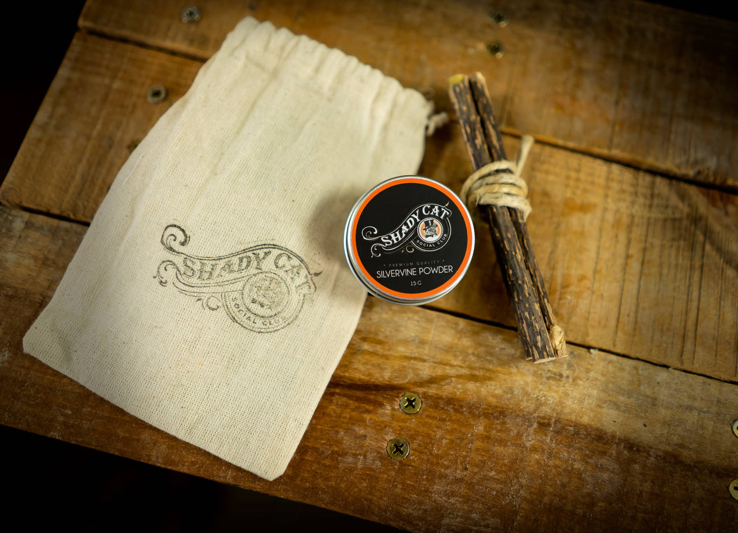SHADY CAT SOCIAL CLUB - Organic Silvervine Powder Tin