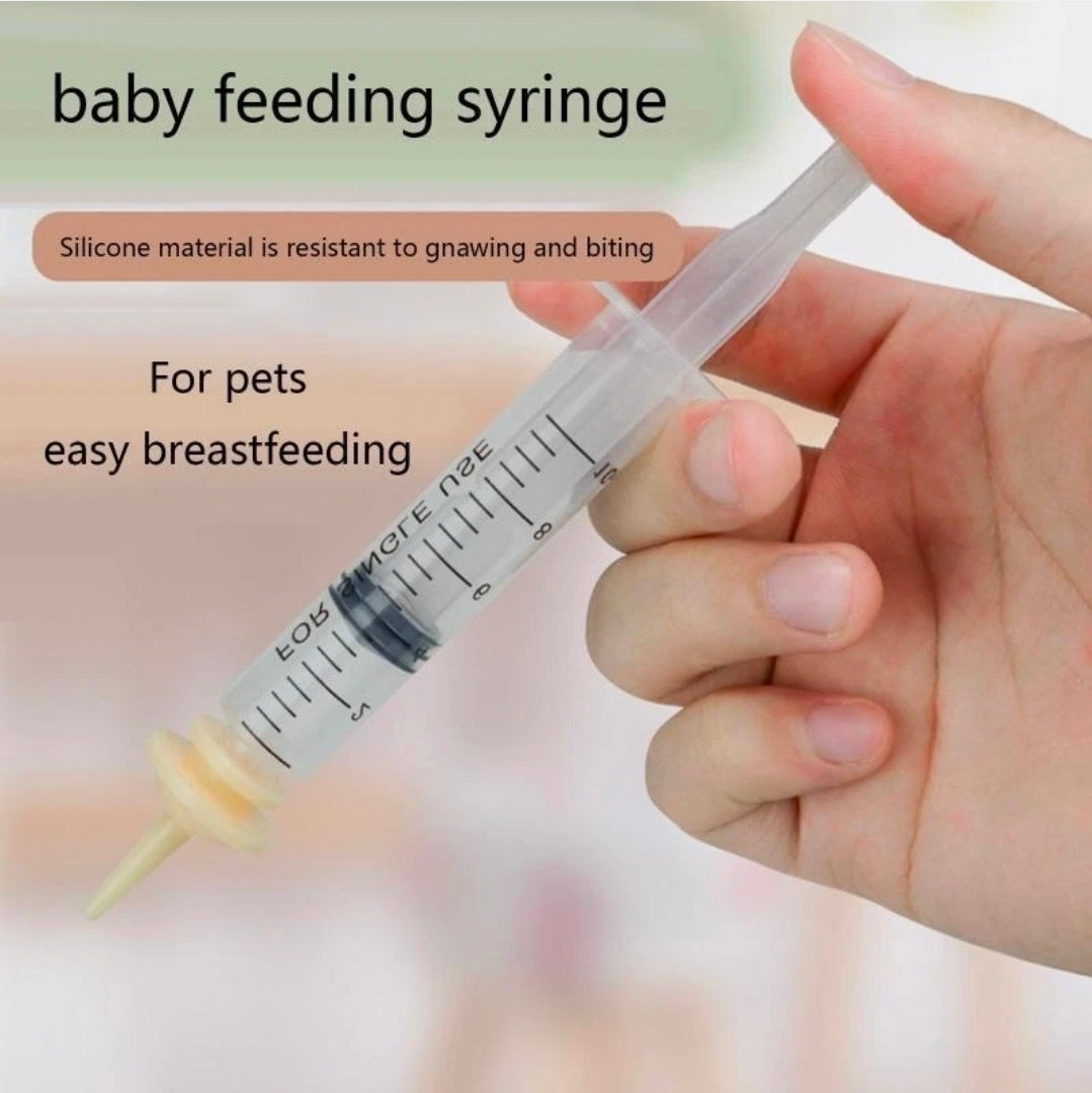 Pet Syringe Kit Feeding Syringe Feeding Tool for Puppies & Kittens