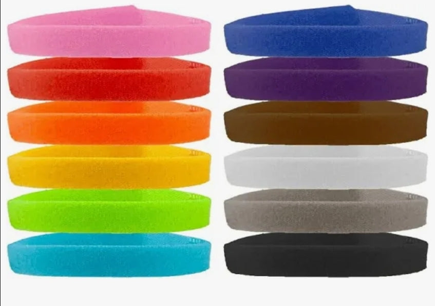 12 Pcs Puppy Cub Collars Newborn Dog Collars Hook and Loop Soft Adjustable Puppy Id Collars for Newborn Pet