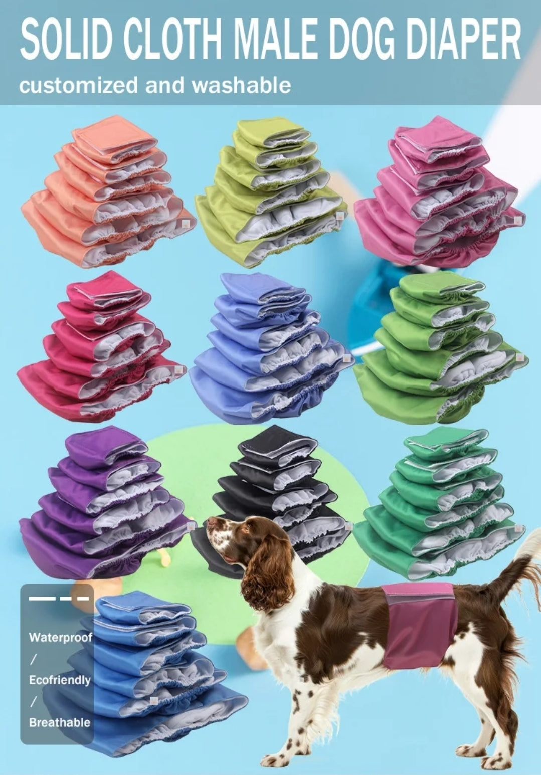 Male Dog Belly Band