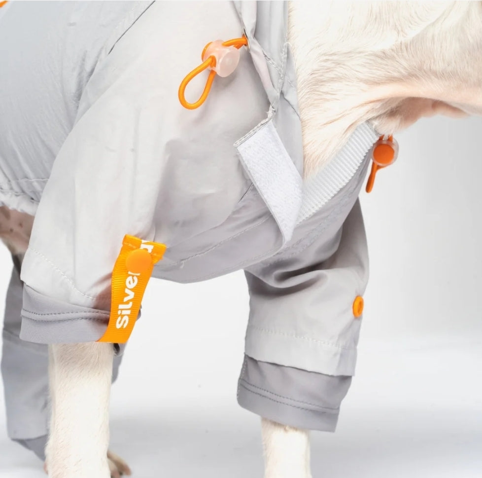 Sammy Splash Suit | Water-Resistant One-Piece Dog Raincoat